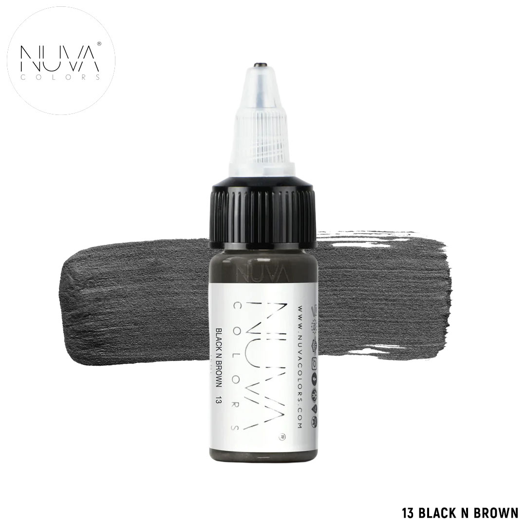 NUVA PMU Pigment - 13 Black N Brown